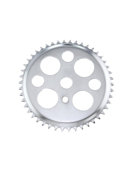 Lucky 7 Steel Chainring 1/2 X 1/8 46t Chrome.